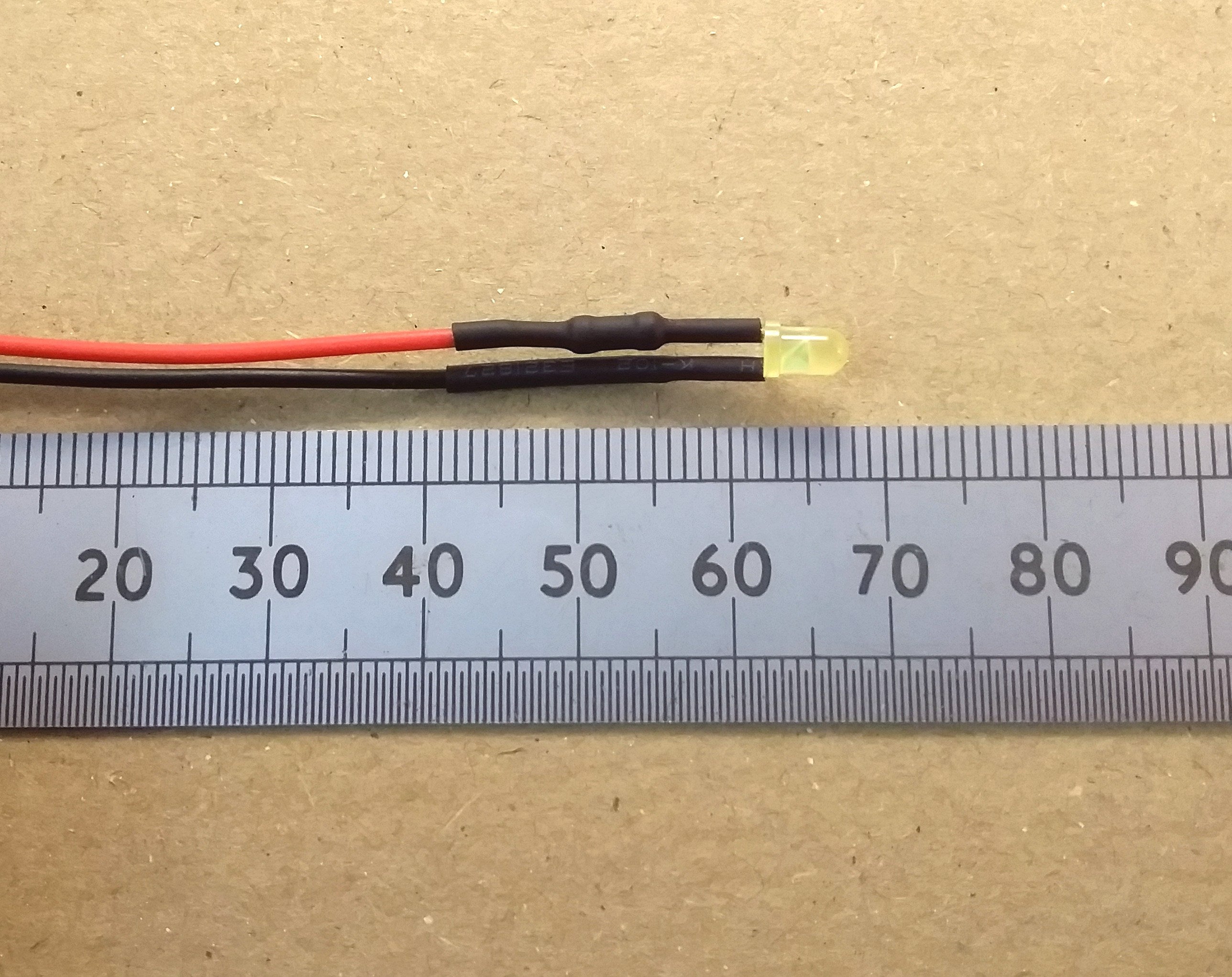 3mm Diffused LED 12 Volt 12V Pre-Wired Constant