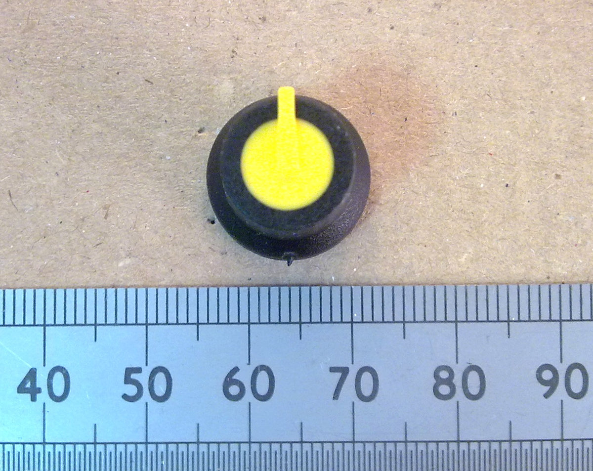 Volume Control Mixer Knobs for 6mm D-Shaft With Colored Pointer And Top